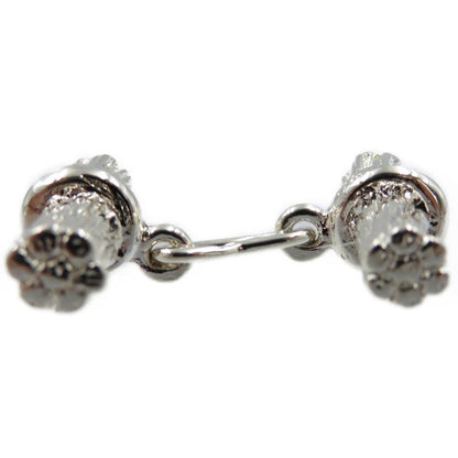 Hermes Cufflinks Silver925 Silver 0047