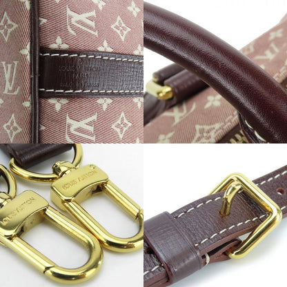 Louis Vuitton Handbag Speedy 30 M56704 Bandouliere Monogram Mini Lin Sepia