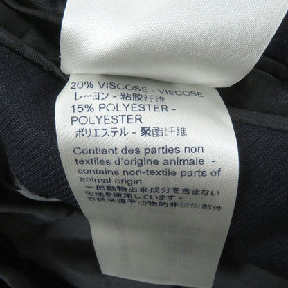 Louis Vuitton PONT NEUF FIT 100% Wool Peaked Lapel Single Tailored Jacket Navy