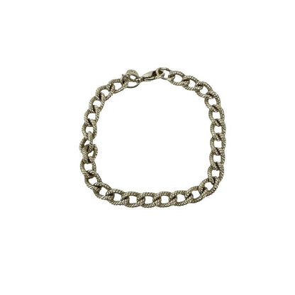 Tiffany & Co Twisted Rope Silver 925 Bracelet Chain Bangle