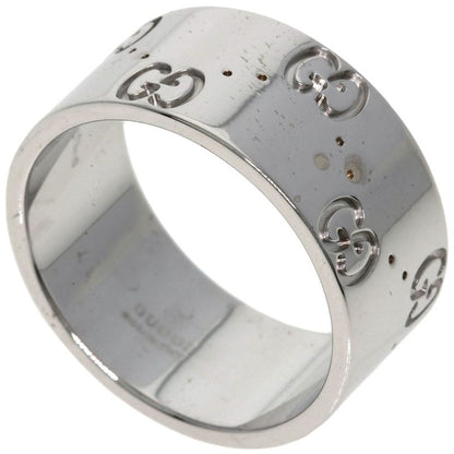 Gucci Icon Wide #15 Ring - 18K White Gold Ladies