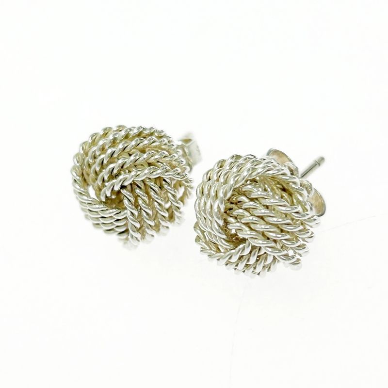 Tiffany & Co Tiffany & Co Silver Somerset Mesh Earrings 2.8g 925 Engraved