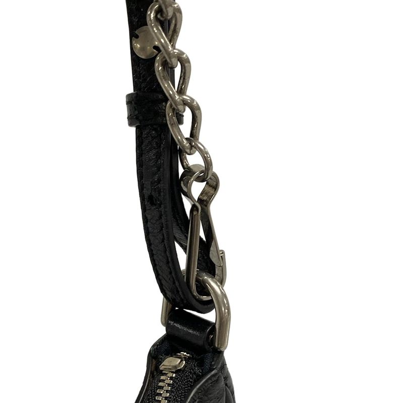 Balenciaga Shoulder Bag Le Cagor 695814 Black Chain Shoulder/mini Bag Lambskin