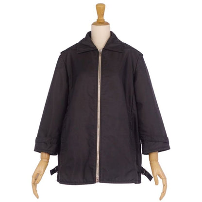 Prada Jacket Hoodie Hooded Zip Up Nylon