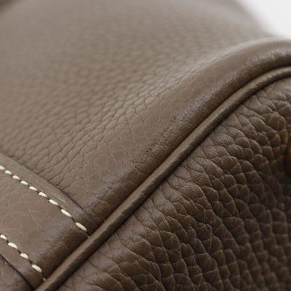 Hermes Picotin Lock 18 PM Taurillon Clemence Etoupe Gold Hardware U Ladies