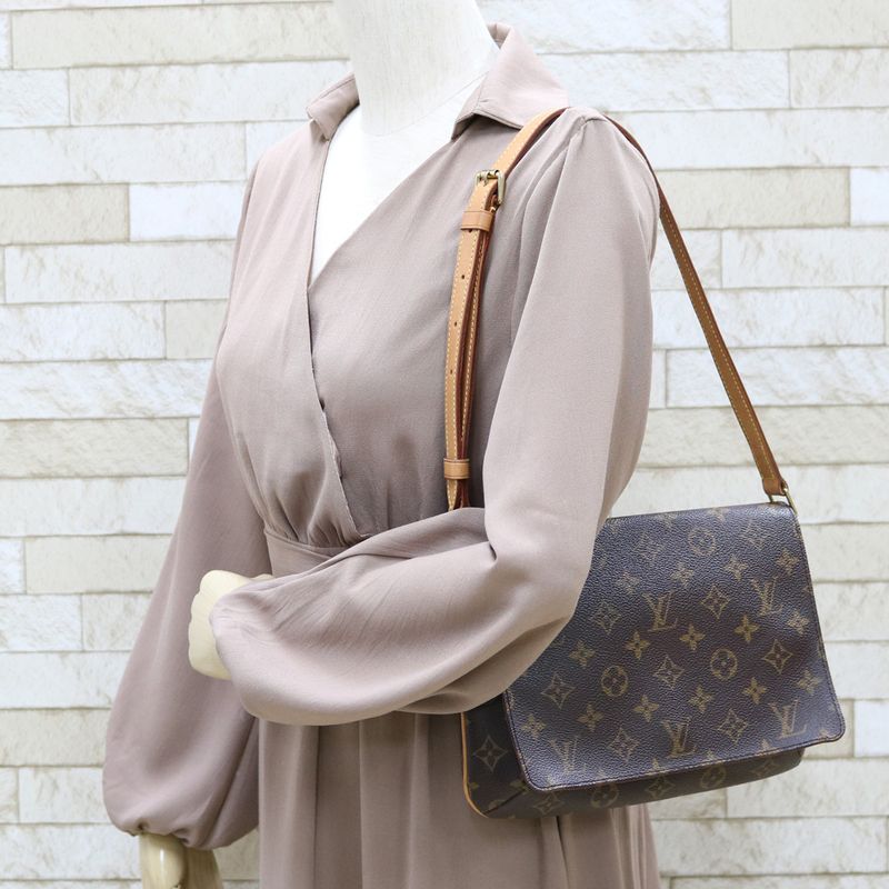 Louis Vuitton Shoulder Bag Monogram Musette Tango Canvas M51257