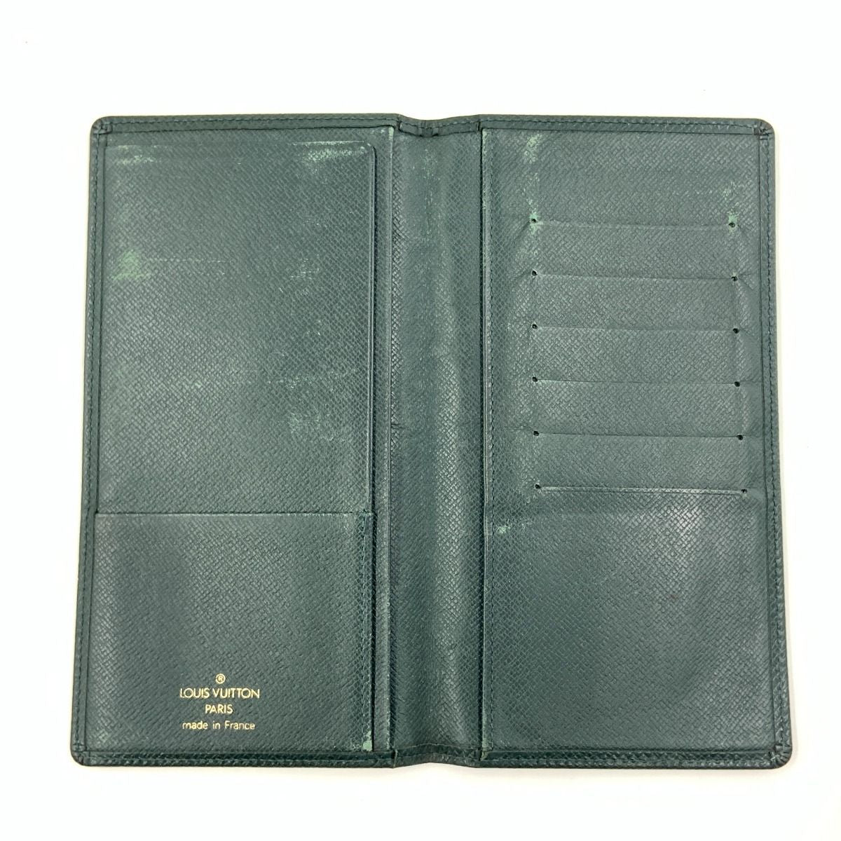 Louis Vuitton Taiga Porto Valeur Cult Credit Long Bill Holder M30394 Green