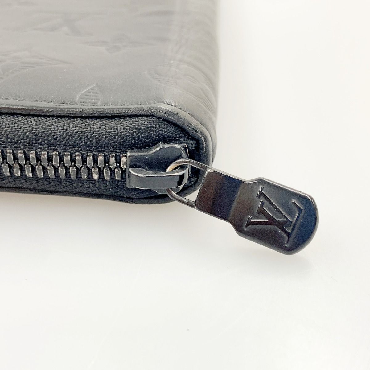Louis Vuitton Monogram Shadow Zippy Wallet Vertical Round Zipper Long Wallet