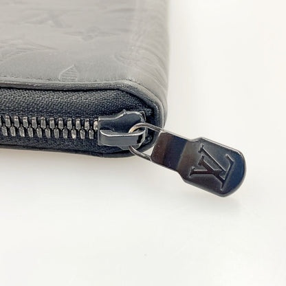 Louis Vuitton Monogram Shadow Zippy Wallet Vertical Round Zipper Long Wallet