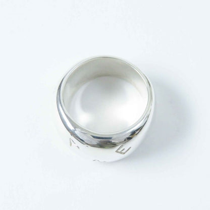 CHANEL Logo Ring / Ring Ag925 Silver No.13 With Storage Bag Weight 15.1g Ladies