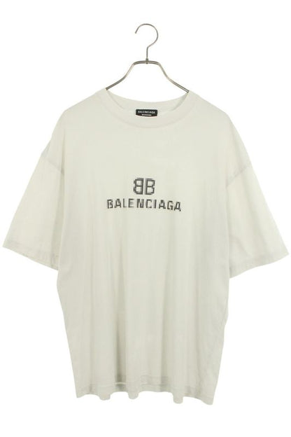 Balenciaga 612966 Tkv17 Mosaic Logo Print T-shirt Men's XS