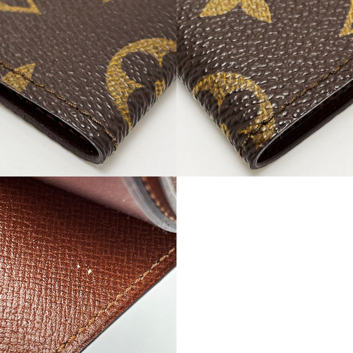Louis Vuitton Monogram Porto Cult Credit Press Ion M60937 Brown Card Case