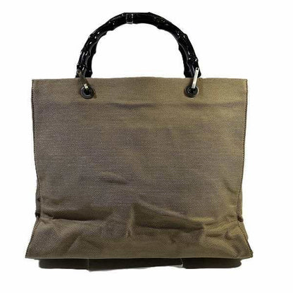 Gucci Bamboo 002-1010 Nylon Canvas Bag Tote Bag Women