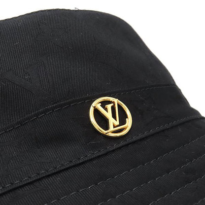 Louis Vuitton Hat Bucket Hat LV Mine Reversible Cotton Polyester Noir Black
