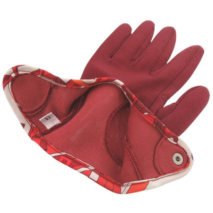 Hermes Selye Gloves Silk Cotton Dahl Cles Dd 0488 Hermes