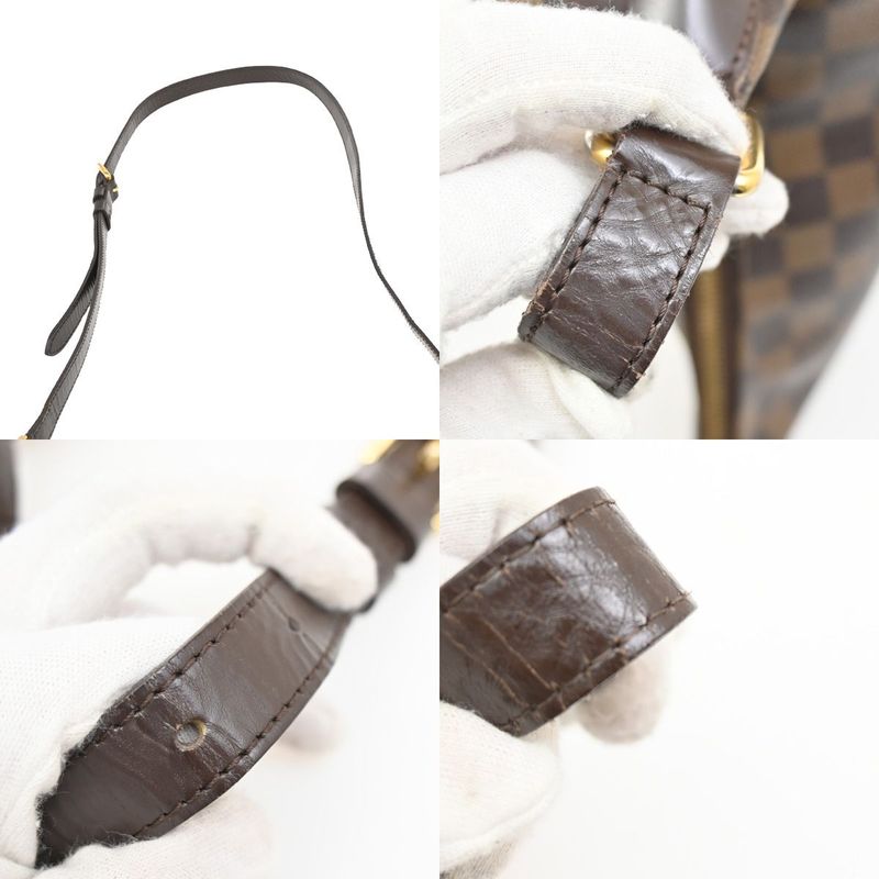 Louis Vuitton Shoulder Bag Bloomsbury PM Damier Leather Brown N42251 16kb047