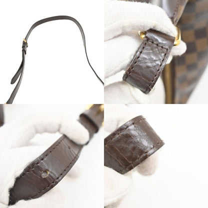 Louis Vuitton Shoulder Bag Bloomsbury PM Damier Leather Brown N42251 16kb047