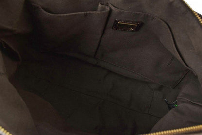 Fendi Tote Shopping Bag Zucchino Fendi Bag Zucca Pattern Brown