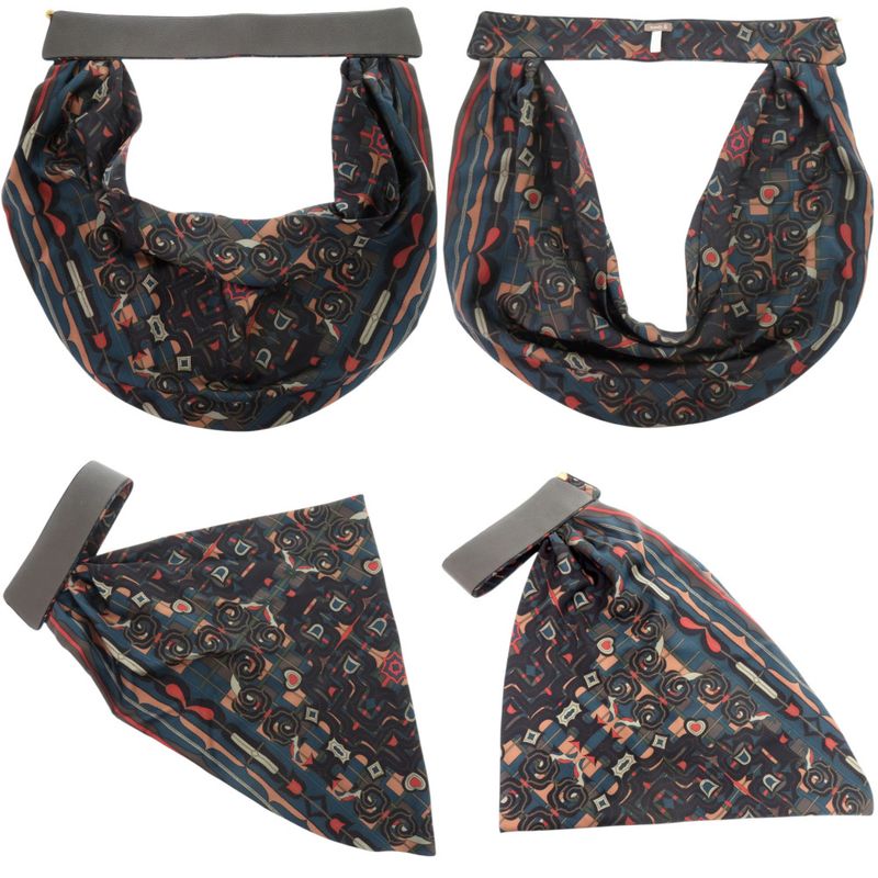 Hermes Poutierache Silk Cowhide Gray Other Fashion Goods 0773 Hermes