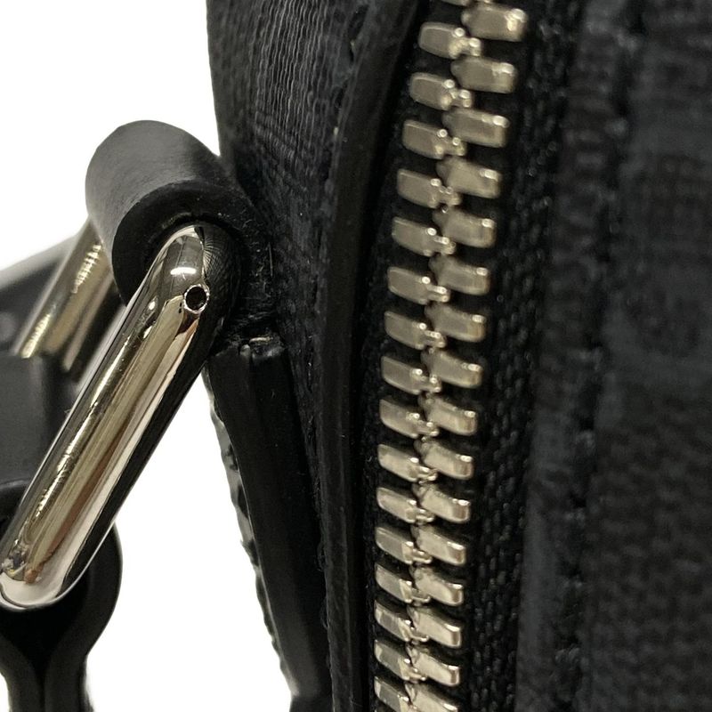 Gucci Shoulder Bag GG Plus GG Supreme 626363 Black And Dark Gray Leather