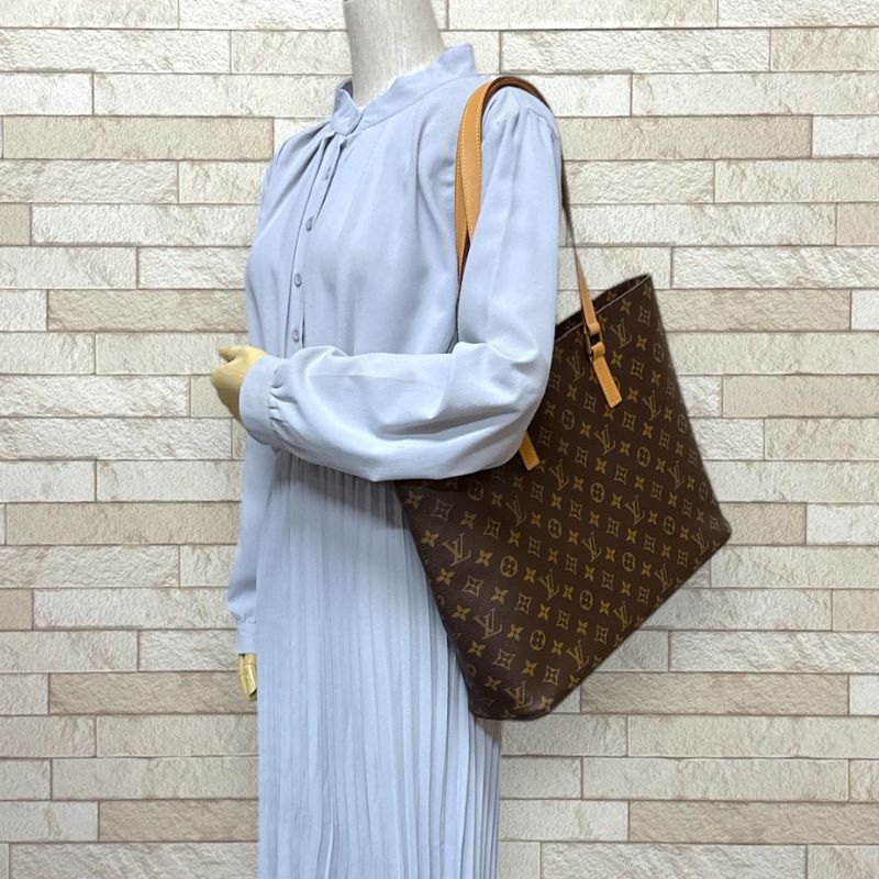 Louis Vuitton Luko Monogram Tote Bag Monogram Canvas M51155 Brown Unisex Louis