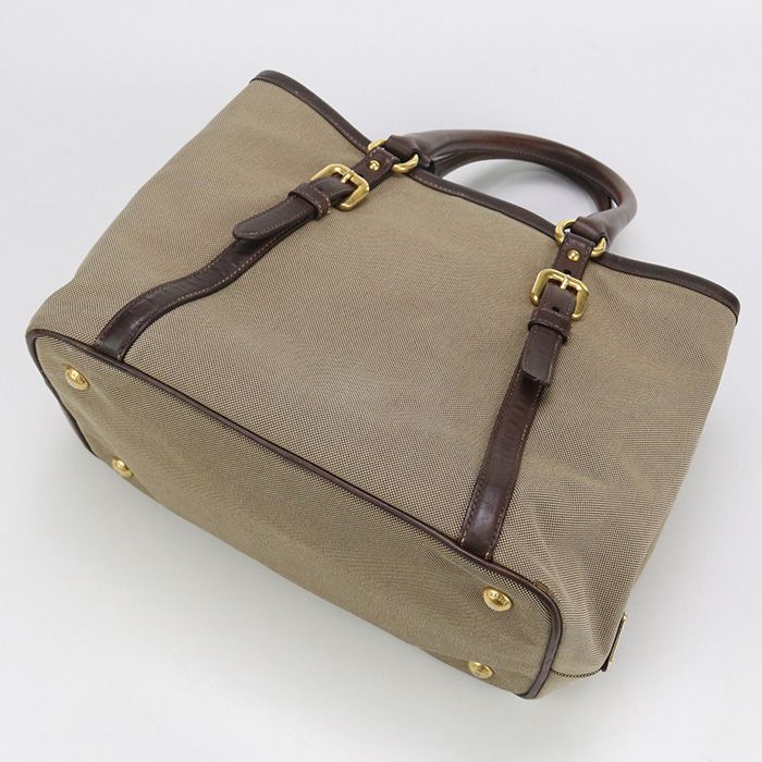 Prada Tote Bag Logo Jacquard Pr85840 Tote Bag Tote Leather Women