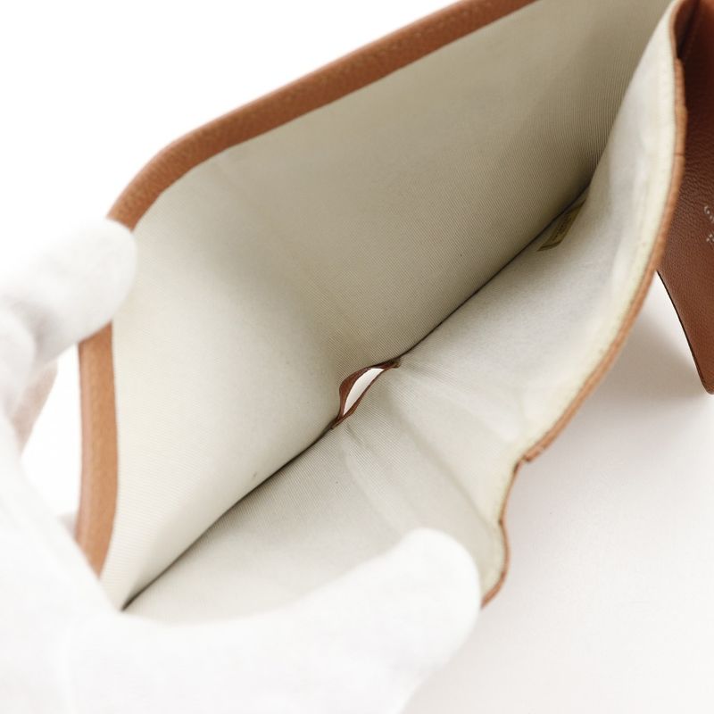 Chanel Coco Mark Caviar Skin Pink Women's Trifold Wallet