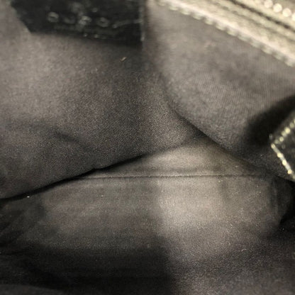 Gucci 122793 Shoulder Bag Black GG Canvas Women Men Fashion