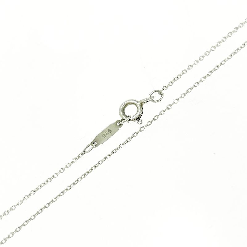 Tiffany & Co Silver Signature Cross Necklace 4.0g 925 Engraved 489921 Necklace