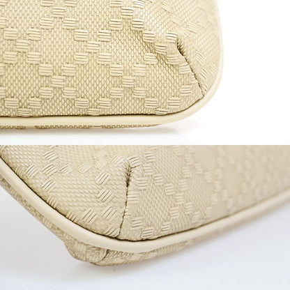 Gucci Pouch Diamante Beige Leather 67bs128