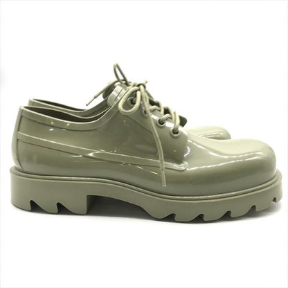 Bottega Veneta Stride Rubber Lace Up Shoes Khaki