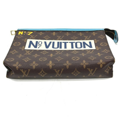 Louis Vuitton Clutch Bag Pochette Voyage MM M81204 Monogram Canvas Brown