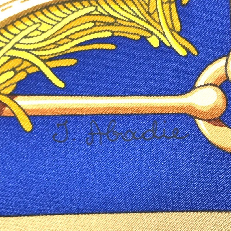 Hermes Scarf Carré 90 Carré 90 Silk Beige