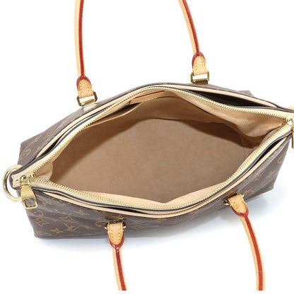 Louis Vuitton Monogram Pallas 2way Hand Shoulder Bag Dune M50066 Gold Hardware