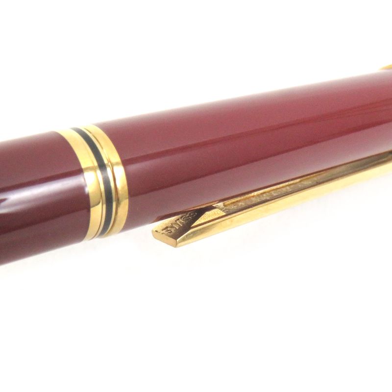 Cartier Must De Cartier Trinity Ballpoint Pen With Cap Stationery Bordeaux Gold