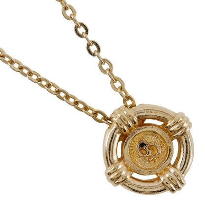 [dior] Christian Dior CD Gold Plated Ladies 4.8g Necklace