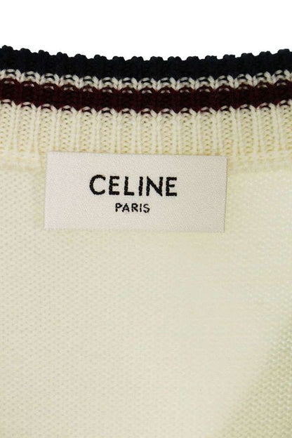 Celine 25SS 2adck823y Triomphe V-neck Sweater Vest Men's S