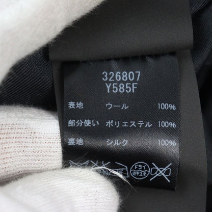 Saint Laurent Paris 2014 326807 100% Wool Eddy Period Peaked Lapel Walnut