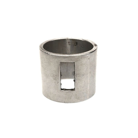 Gucci Square Cut Silver Ring Silver About Size 11