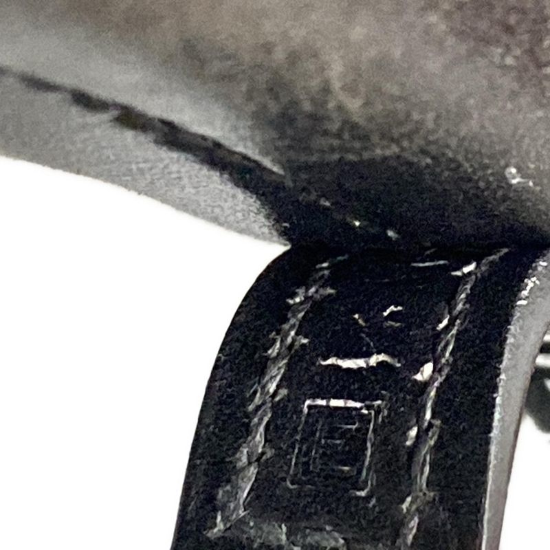 Hermes Handbag Escapada Black Silver Hardware