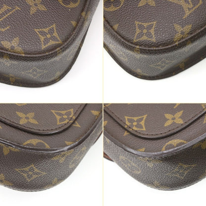 Louis Vuitton Shoulder Bag Monogram Saint-Cloud Cracks in the Folds Inside