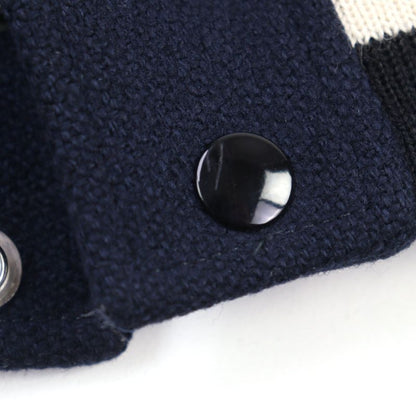 Saint Laurent Paris 14AW 354728 Wool Eddy Period Leather Switching Stajan Teddy