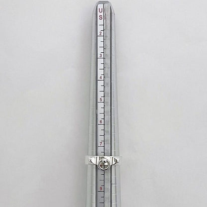 Hermes Ring Collierd Chien PM F22862 Silver Excellent Condition