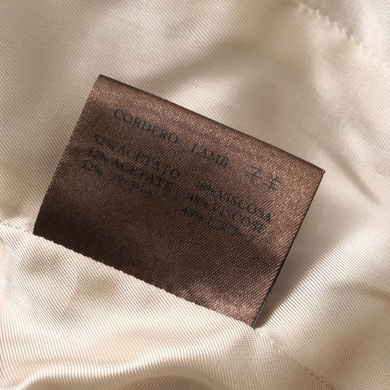 Loewe Tailored Jacket Size 40 Lamb Nappaleather Genuine Leather Jacket Buleather