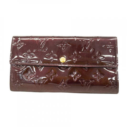 Louis Vuitton Vernis Portefeuille Sarah M91521 Rouge For Women