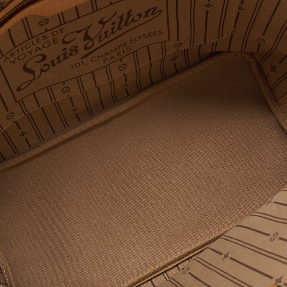 Louis Vuitton Monogram Neverfull MM Brown M40156 (gold Hardware) Tote Bag