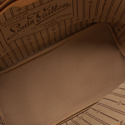 Louis Vuitton Monogram Neverfull MM Brown M40156 (gold Hardware) Tote Bag