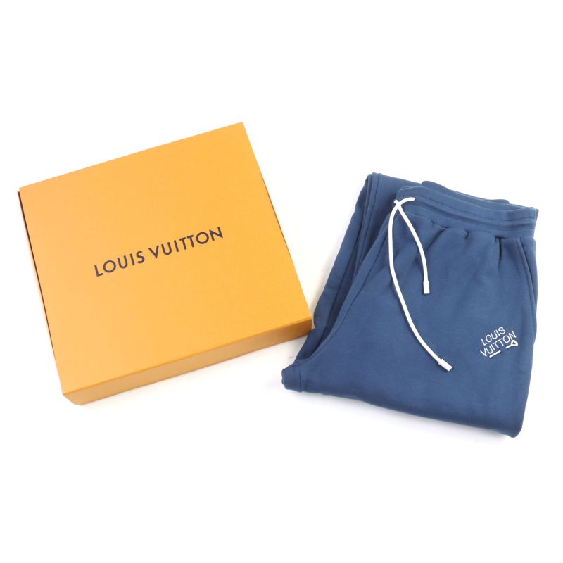 Louis Vuitton 23SS Hny57w Signature Pants With Embroidery 100% Cotton Logo