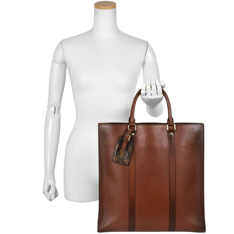 Louis Vuitton Sac Pla Tote Nomade M52687 Brown Nz3119 Ombre Leather Calf Men's