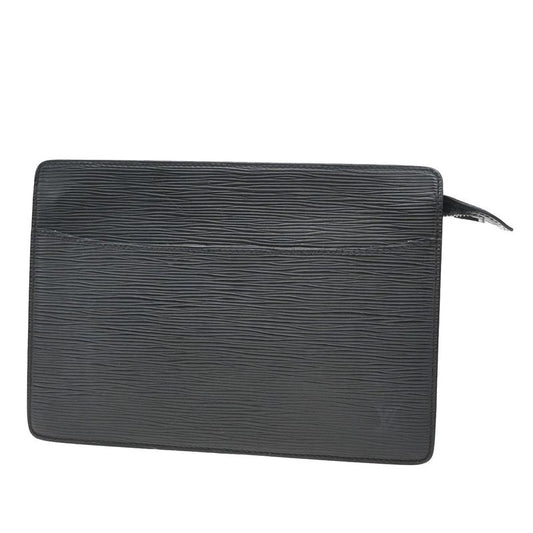 Louis Vuitton Pochette Homme Clutch Bag Epi Black 05kb044